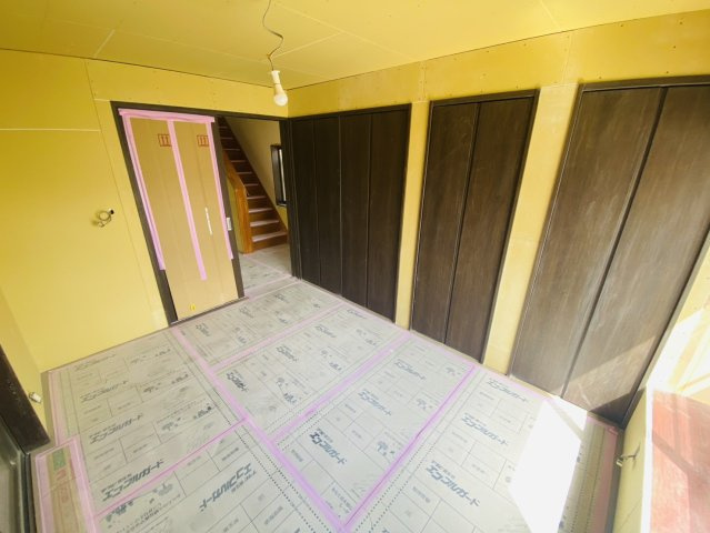 富里市十倉戸建　リフォーム後渡しの洋室|現在、リフォーム工事中です