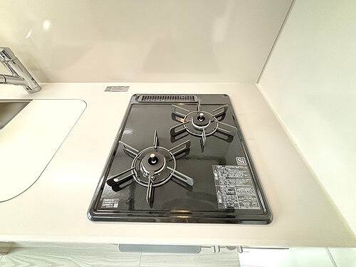 プレサンスロジェ天王寺真田山公園のキッチン|2口ガスコンロ