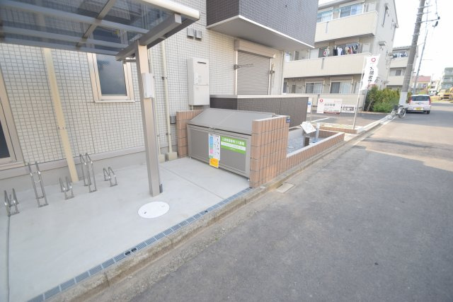 フェリーチェＣの周辺|ゴミ置き場です