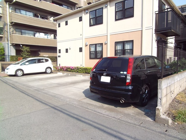 クレール東林間のバルコニー