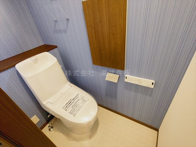 【トイレ】 | 鶴ヶ島市上広谷　全１棟 | ゆったりとした空間のトイレです