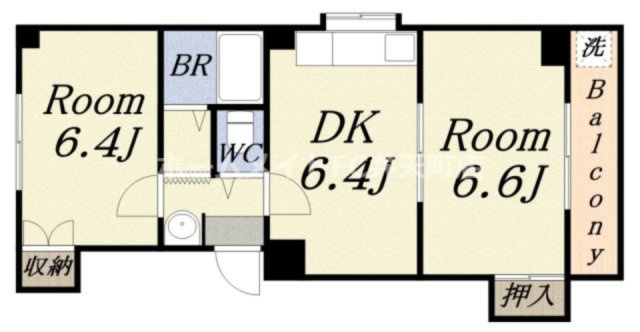 【間取り】 | ポートアメニティ弁天