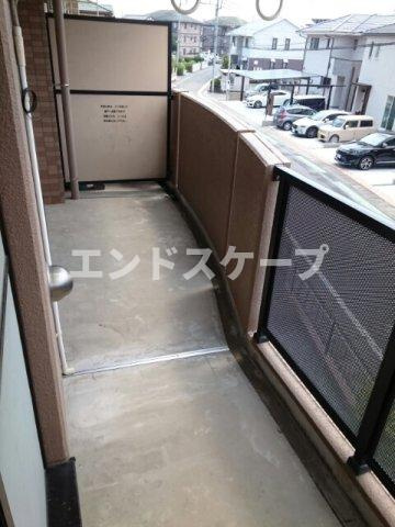 ピュアー双葉のバルコニー|高崎、前橋のお部屋探しはエンドスケープまで！お客様の理想お聞かせ下さい♪