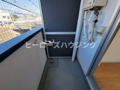 【バルコニー】 | サンライズセカンド | 洗濯機置き場です！