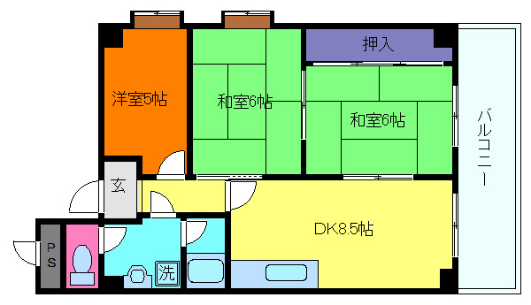 モンテメール六甲の間取り