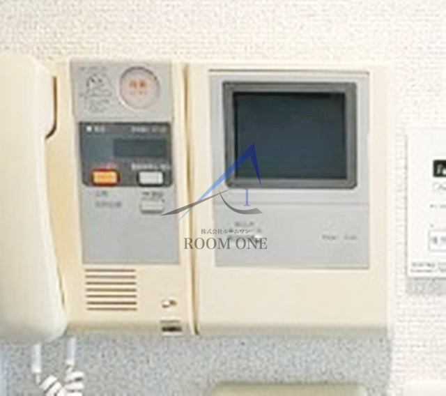 プレミアステージ芝公園Ⅱのセキュリティ|モニター付きインターホンです。