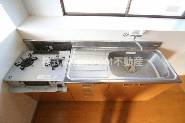 南鷹尾貸家のキッチン|使いやすいキッチンです