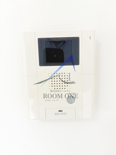 グランヴァン王子駅前のセキュリティ|モニター付きインターホンです。