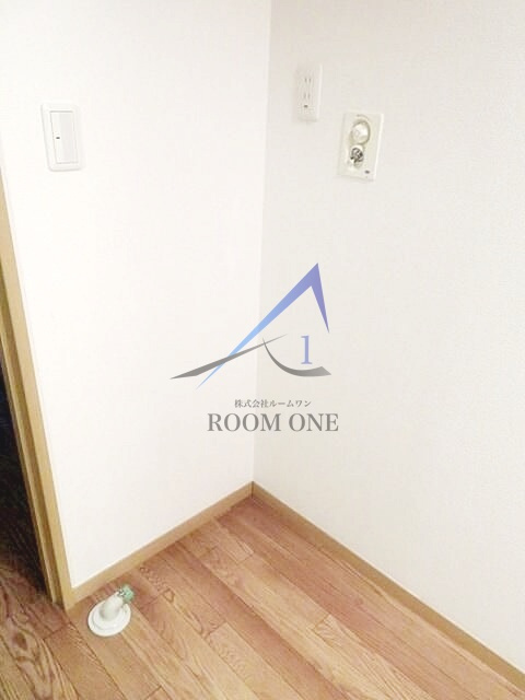 リースランド十条の設備|洗濯機置き場です。