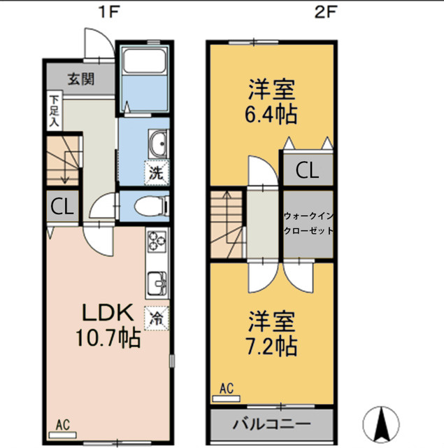 アルヴィータB棟の間取り