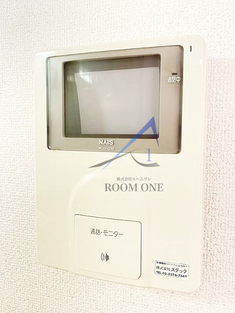 バーレルハイツのセキュリティ|モニター付きインターホンです。