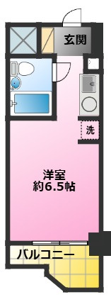 朝日多摩川プラザの間取り|南向き♪明るいお部屋です♪