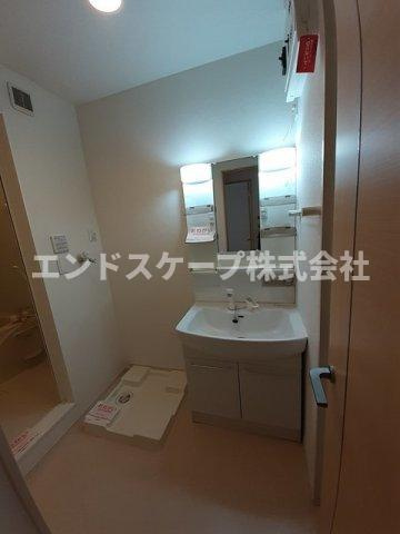 ノースヴィレッジⅣ　Ａの独立洗面台|高崎、前橋のお部屋探しはエンドスケープまで！お客様の理想お聞かせ下さい♪