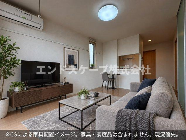 コリエンテ　Ⅱの居間・リビング|高崎、前橋のお部屋探しはエンドスケープまで！お客様の理想お聞かせ下さい♪