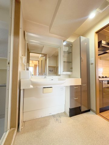 プレミール赤羽の独立洗面台