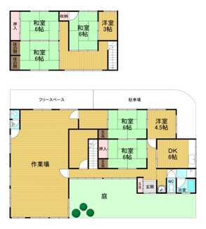 【間取り】 | 櫛羅中古住宅