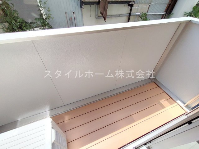 カーサ・ソラーレのバルコニー