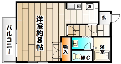 ハイツスズランの間取り
