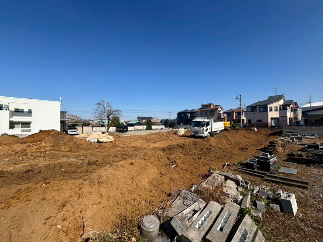 松戸市田中新田の売地の周辺|現地土地写真