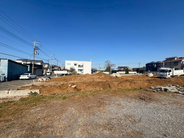 松戸市田中新田の売地の外観|現地土地写真