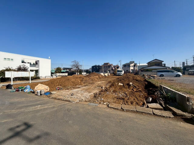 松戸市田中新田の売地の周辺|現地土地写真