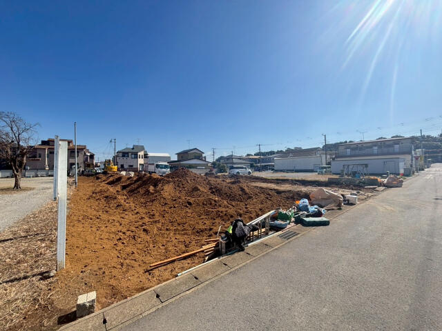 松戸市田中新田の売地の外観|現地土地写真