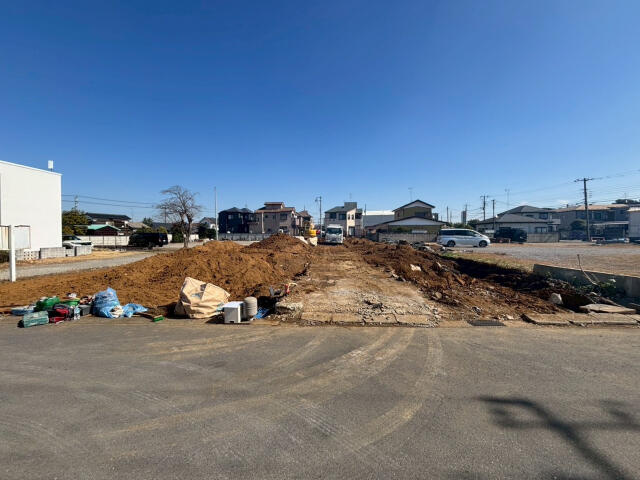 松戸市田中新田の売地の周辺|現地土地写真