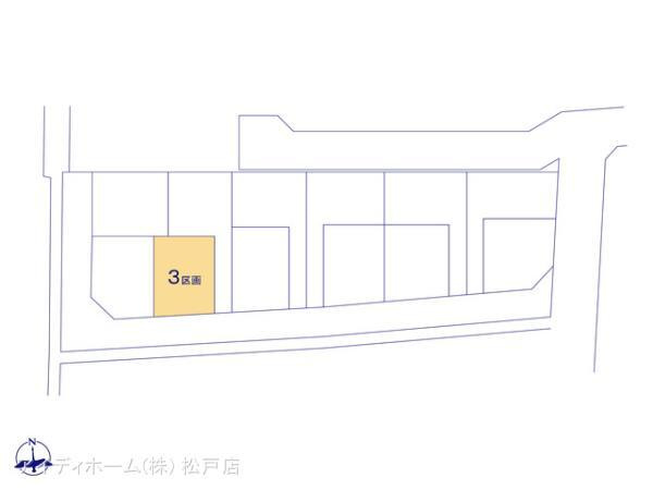 船橋市芝山６丁目の売地の区画図