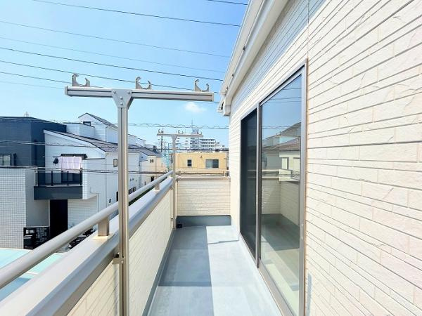 船橋市習志野台８丁目１－２５－７のバルコニー