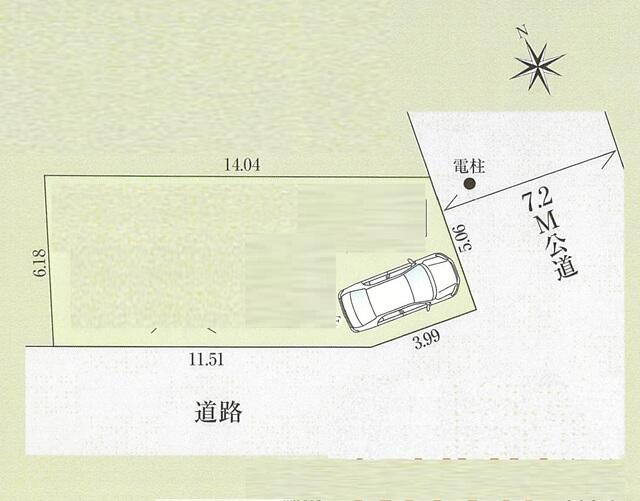 ４３２４市川市国分１７期１棟の区画図