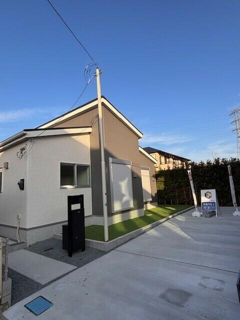 柏花野井　第２期の前面道路含む現地写真