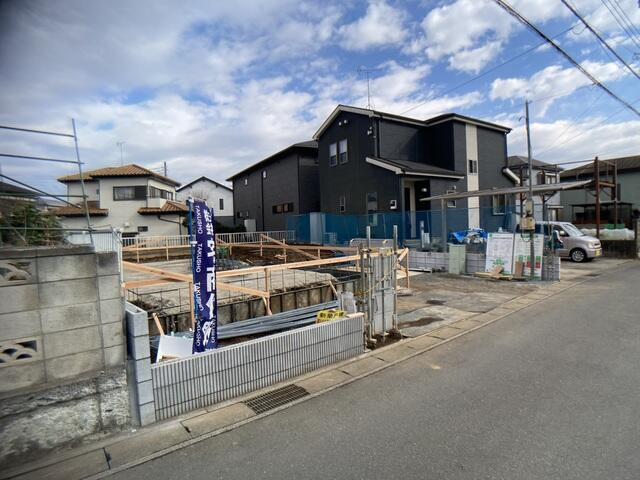 松戸市根木内２５－１期の前面道路含む現地写真