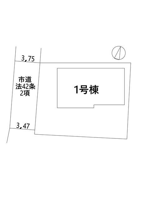 松戸市根木内２５－１期の区画図
