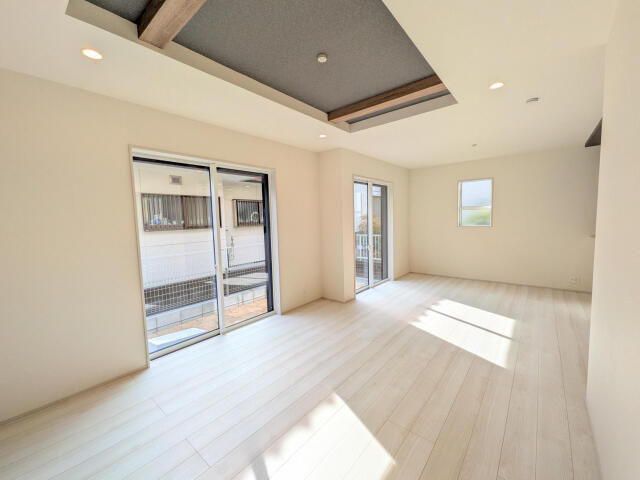 ブルーミングガーデン　松戸市上本郷２棟／１期１号棟の居間・リビング|1号棟:20.75帖リビング