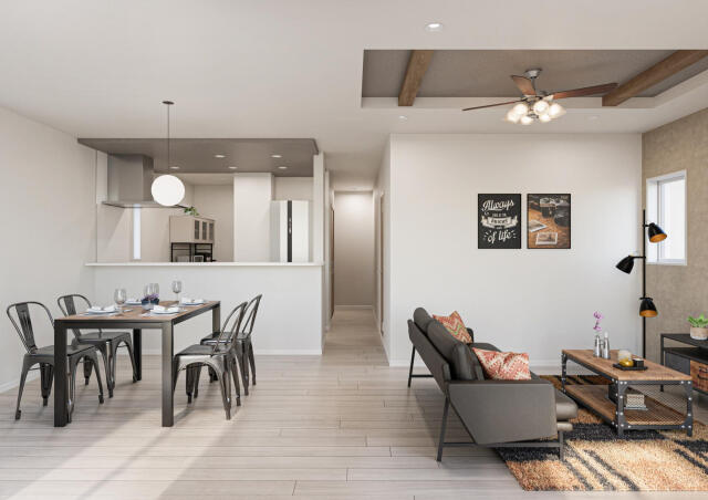 ブルーミングガーデン　松戸市上本郷２棟／１期１号棟の居間・リビング