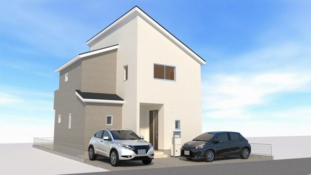 船橋馬込西２丁目　第１期の外観パース