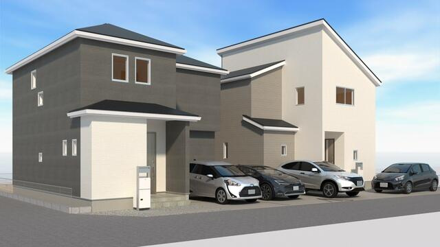 船橋馬込西２丁目　第１期の外観パース