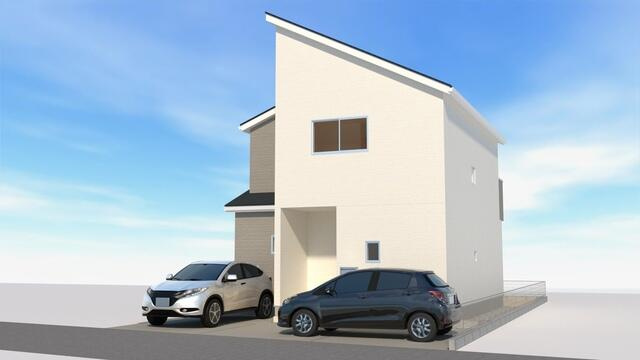 船橋馬込西２丁目　第１期の外観パース