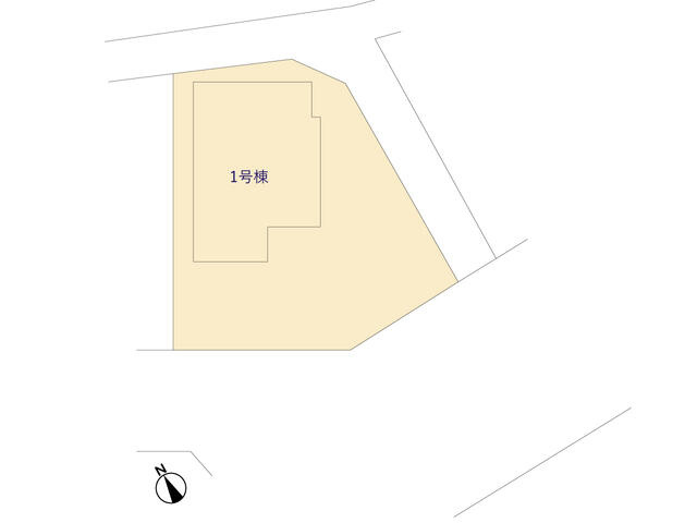 ４２３３船橋市三山２３期１棟の区画図