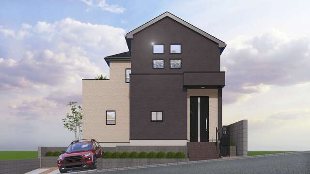 ４２３３船橋市三咲２５期１棟の外観パース