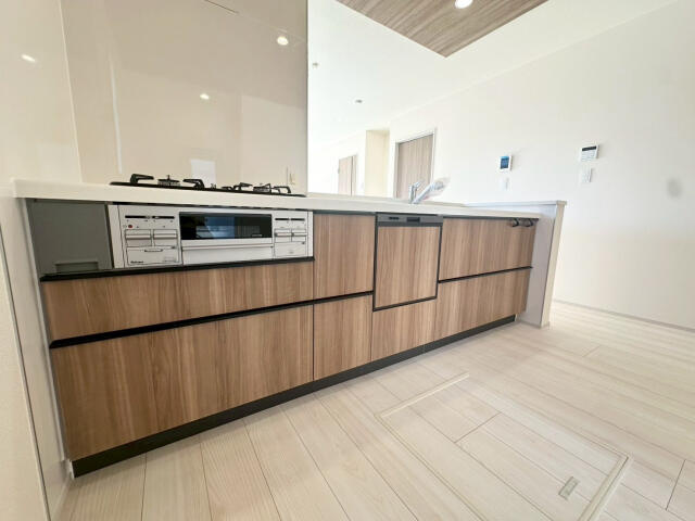 ブルーミングガーデン　鎌ケ谷市北中沢３丁目２棟／１期２号棟のキッチン|2号棟:システムキッチン