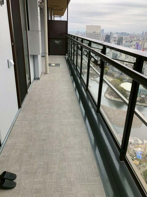Brillia Tower 上野池之端のバルコニー