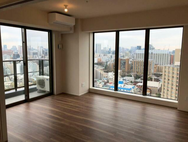 Brillia Tower 上野池之端の居間・リビング