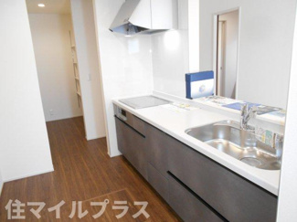 【キッチン】 | 郡山市町東2丁目新築一戸建て3棟 | お料理しやすいキッチンです