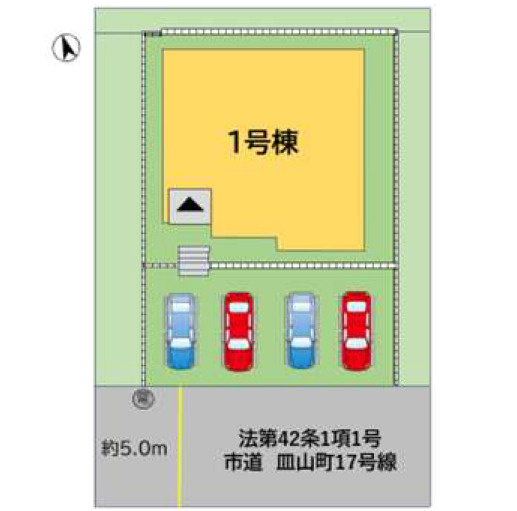 Adoble＋アドブル　小倉北区皿山町2期　の区画図