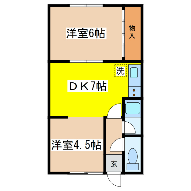第１バームハイツの間取り