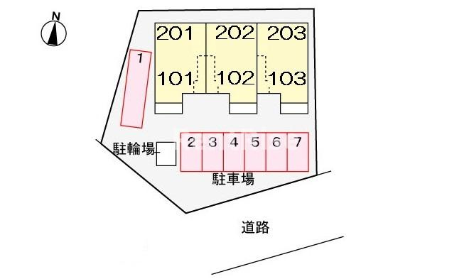 アンジュラの駐車場|駐車場