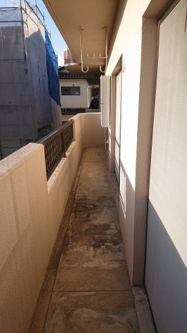 パールハイツのバルコニー
