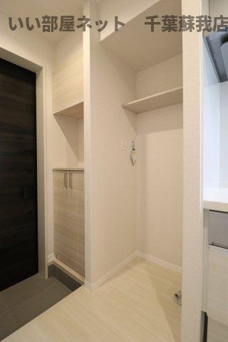 グランメゾンⅢの洗面所|洗濯機置場