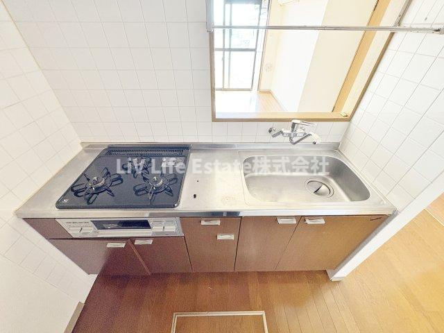 東村山市廻田町３丁目の賃貸マンションのキッチン